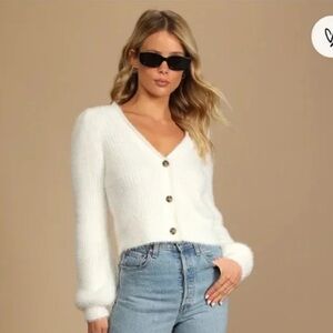 Lulus Cozy Touch Eyelash ButtonUp Cardigan